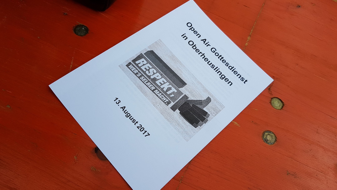 Open-Air Gottesdienst